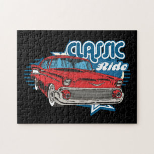 Classic Car Jigzaag Puzzle Legpuzzel