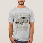 Classic Car Lovers T-Shirt | Legendary Old Car (Voorkant)