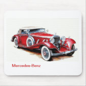 Classic Car Mousepad Muismat (Voorkant)