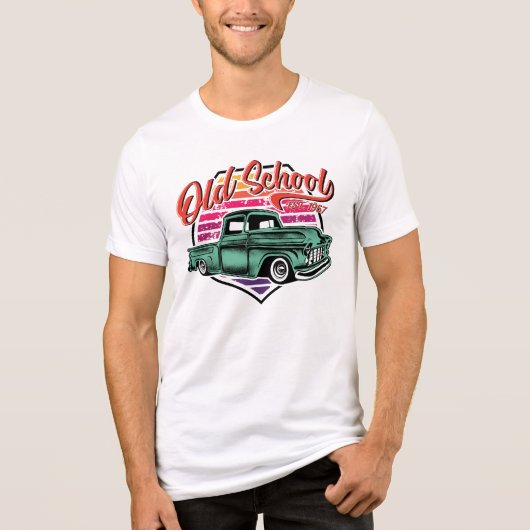 Classic Car Old School T-shirt (Voorkant)