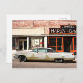 Classic Car Old West Town Briefkaart (Voorkant / Achterkant)