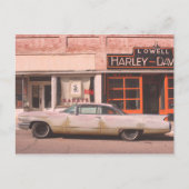 Classic Car Old West Town Briefkaart (Voorkant)