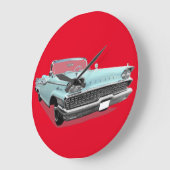 CLASSIC CAR POEDER BLAUWE KLOK (Hoek)