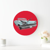 CLASSIC CAR POEDER BLAUWE KLOK (Huis)