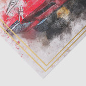 Classic Car Pontiac-ontkoppeling Tissuepapier (Detail)