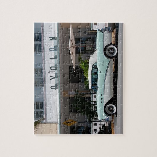 Classic Car puzzel Legpuzzel (Verticaal)