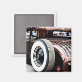 Classic Car Rat Rod gehakt & gedropt Magneet (Voorkant / Achterkant)