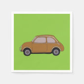 Classic Car Retro Party Paper Bord Servet (Voorkant)