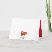 Classic Car Retro Verjaardag Kaart (Achterkant)