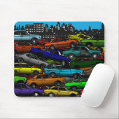 Classic car Scrapyard Mouse Mat. Muismat (Met muis)