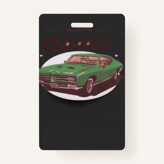 Classic Car Show  Badge (Voorkant)