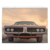  Classic Car Sunset Uitzicht Kalender (Hoes)