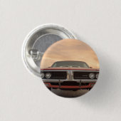 Classic Car Sunset Uitzicht Ronde Button 3,2 Cm (Voorkant /achterkant)