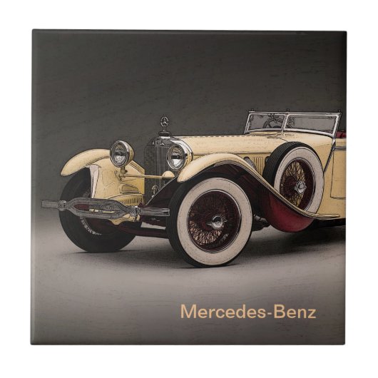 Classic Car Tile Tegeltje (Voorkant)