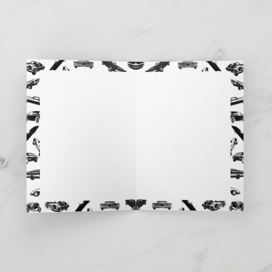 Classic Car Vaderdag Kaart (Binnen)