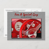 Classic Car Verjaardag Briefkaart (Voorkant / Achterkant)