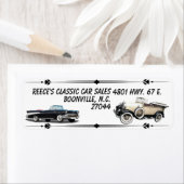 CLASSIC CAR VERKOOP ETIKET (Insitu)