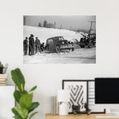 Classic Car Wreck, 1940 Poster (Thuiskantoor)