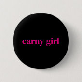 Classic Carny Girl  Ronde Button 5,7 Cm (Voorkant)