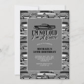  Classic Cars Adult Birthday Kaart (Voorkant)