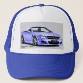 Classic Cars afbeelding voor trucker hat Trucker Pet (Voorkant)