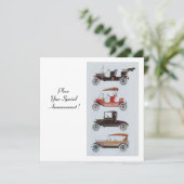 CLASSIC CARS GATHERIONG White Red Grey Aankondiging (Staand voorkant)