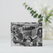 Classic Cars Greensboro, Georgia 1940 Briefkaart (Staand voorkant)