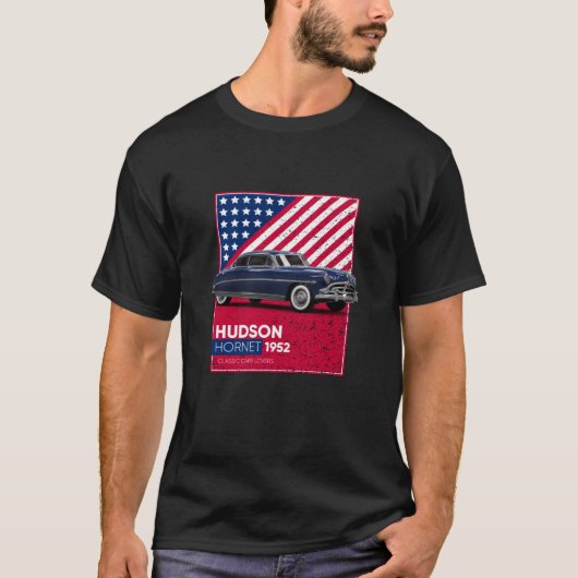 Classic Cars Hudson Hornet 1952 T-shirt (Voorkant)