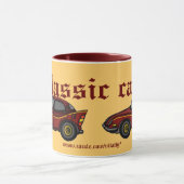 Classic cars mok design (Midden)