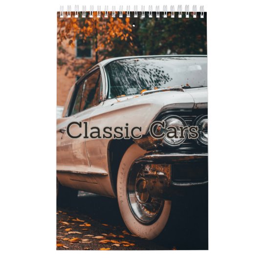 Classic Cars Showcase Collectie Wandkalender Kalender (Hoes)