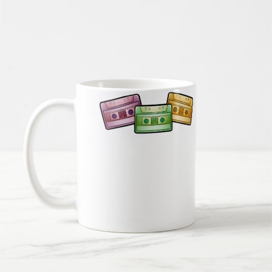 Classic Cassette Tapes For Playing Music 90S Koffiemok (Links)