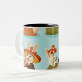 Classic Charm Coffee Mug Tweekleurige Koffiemok (Voorkant links)