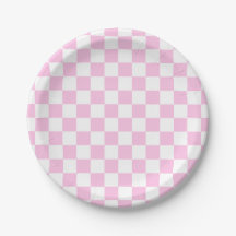 Classic Checkerboard Roze Patroon