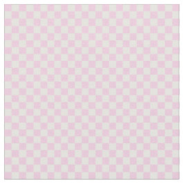 Classic Checkerboard Roze Patroon Stof