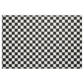 Classic Checkered Racing Flag Check Black White Stof (Fat Quarter)