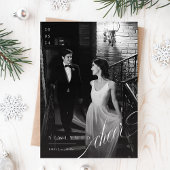 Classic Cheers Pas getrouwd Kerstvakantie Foto Briefkaart