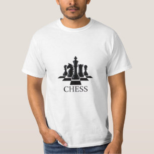 Classic Chess Pieces T-Shirt – Stijlvol design voo