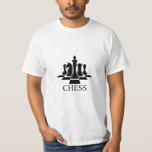 Classic Chess Pieces T-Shirt – Stijlvol design voo (Voorkant)