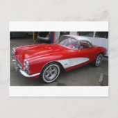 Classic Chevrolet Corvette Briefkaart (Voorkant)