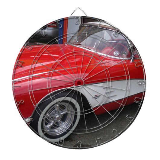 Classic Chevrolet Corvette Dartbord (Voorkant)