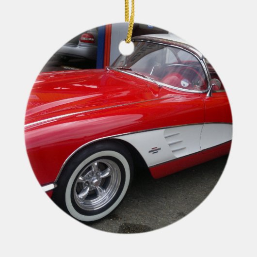 Classic Chevrolet Corvette Keramisch Ornament (Voorkant)
