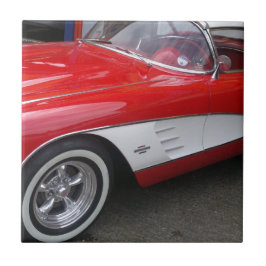 Classic Chevrolet Corvette Tegeltje
