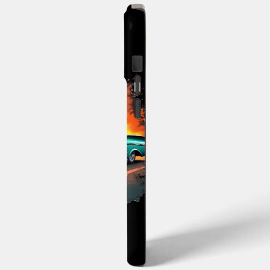 Classic Chevy Street Art iPhone Case (Achterkant / Links)