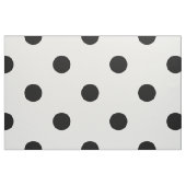 Classic Chic Black & Vanilla Polka Dots Pattern Stof (Fat Quarter)
