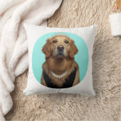 Classic Chic Breakfast Poster Golden Retriever Kussen (Deken)