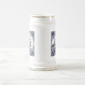 Classic  Chic Hollandse Windmolen Delfts Blauw Bierpul (Center)