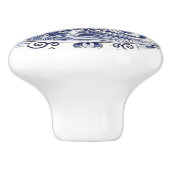 Classic Chic Hollandse Windmolen Delfts Blauw Keramische Knop (Zijkant)
