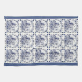 Classic  Chic Hollandse Windmolen Delfts Blauw Theedoek (Horizontaal)