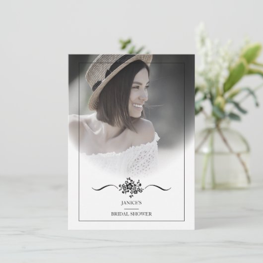 Classic Chic Typography Script Vrijgezellenfeest Kaart (Staand voorkant)