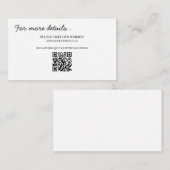 Classic Chic Wedding Details Enclosure Kaart (Voorkant / Achterkant)